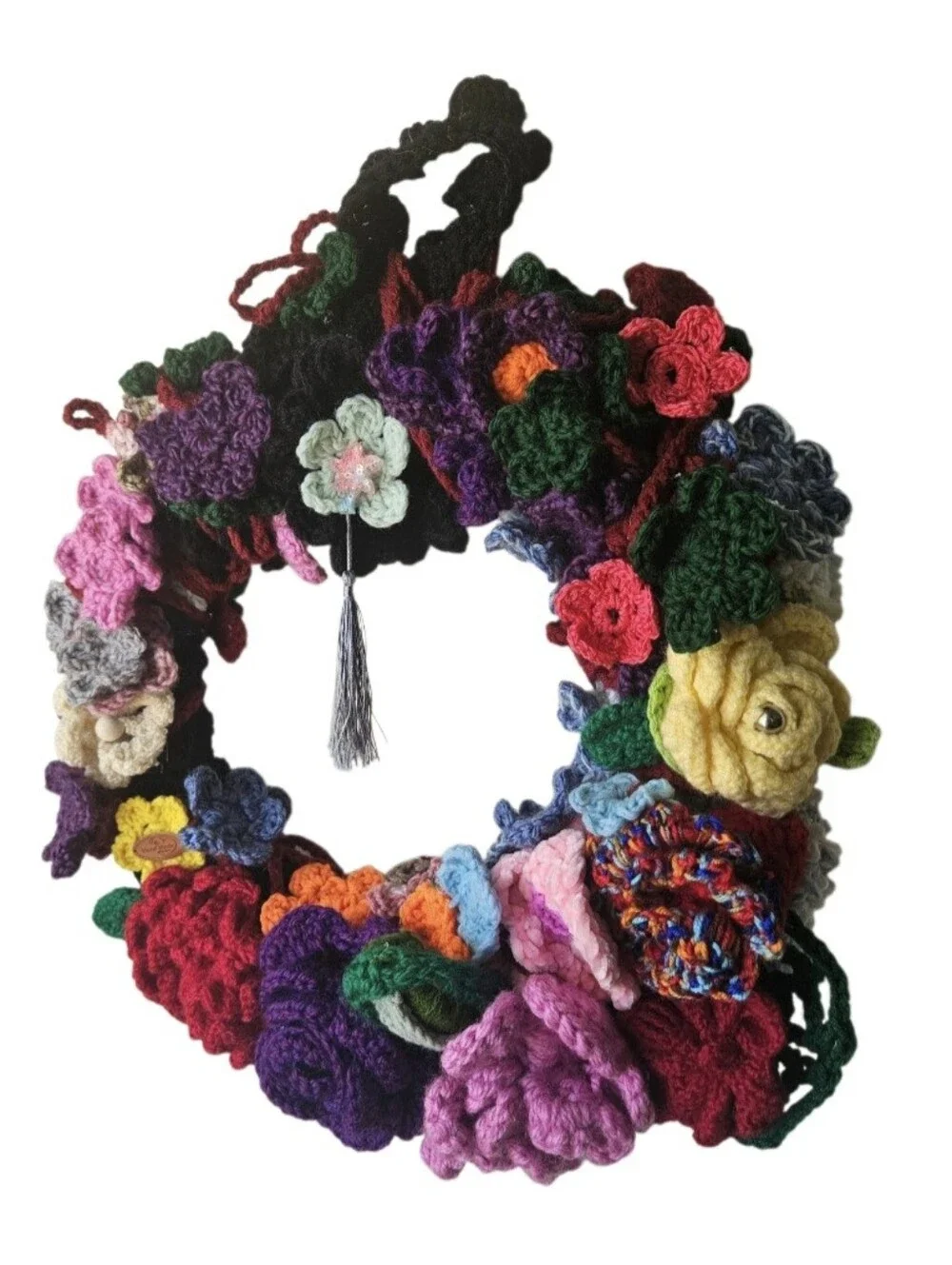 Handmade Día de Muertos Wreath 18